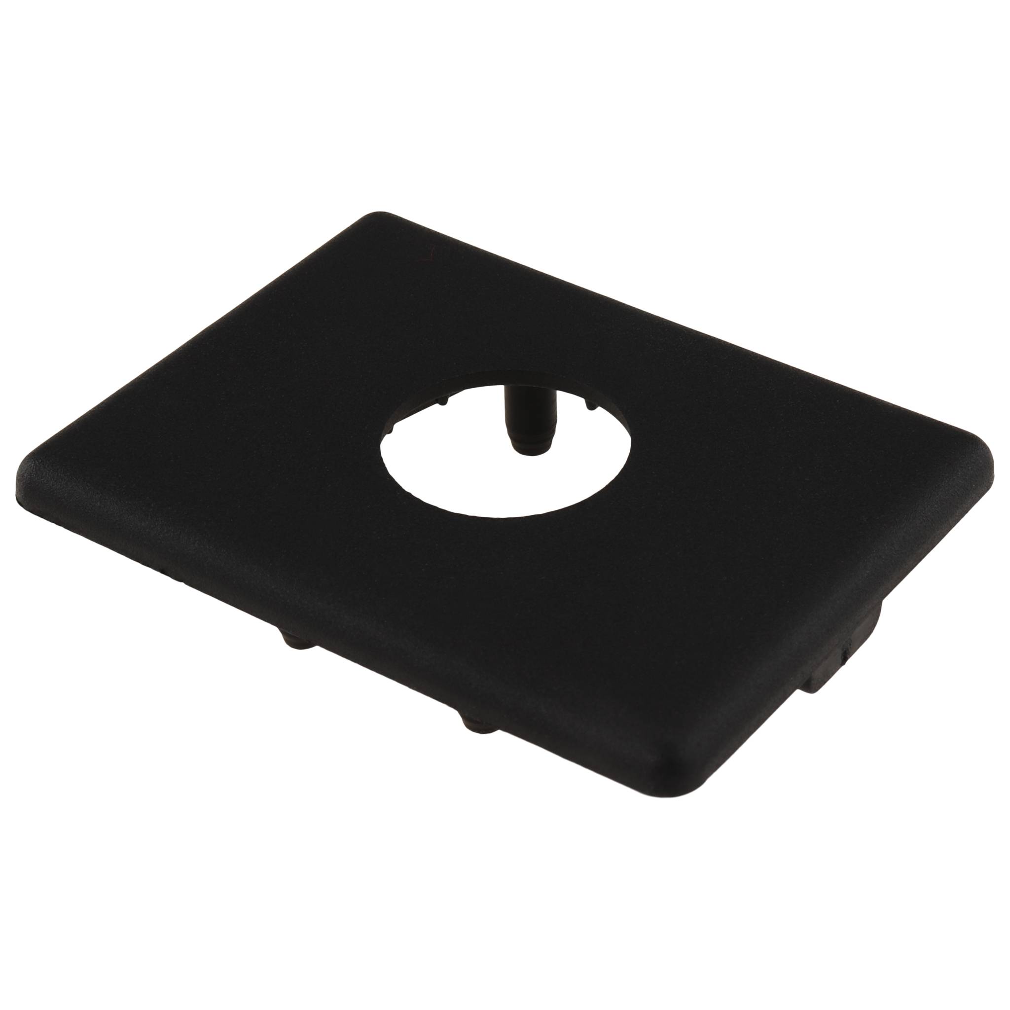 Kappe, Abdeckkappe, 45x60, Kunststoff PA glasfaserverstärkt, schwarz