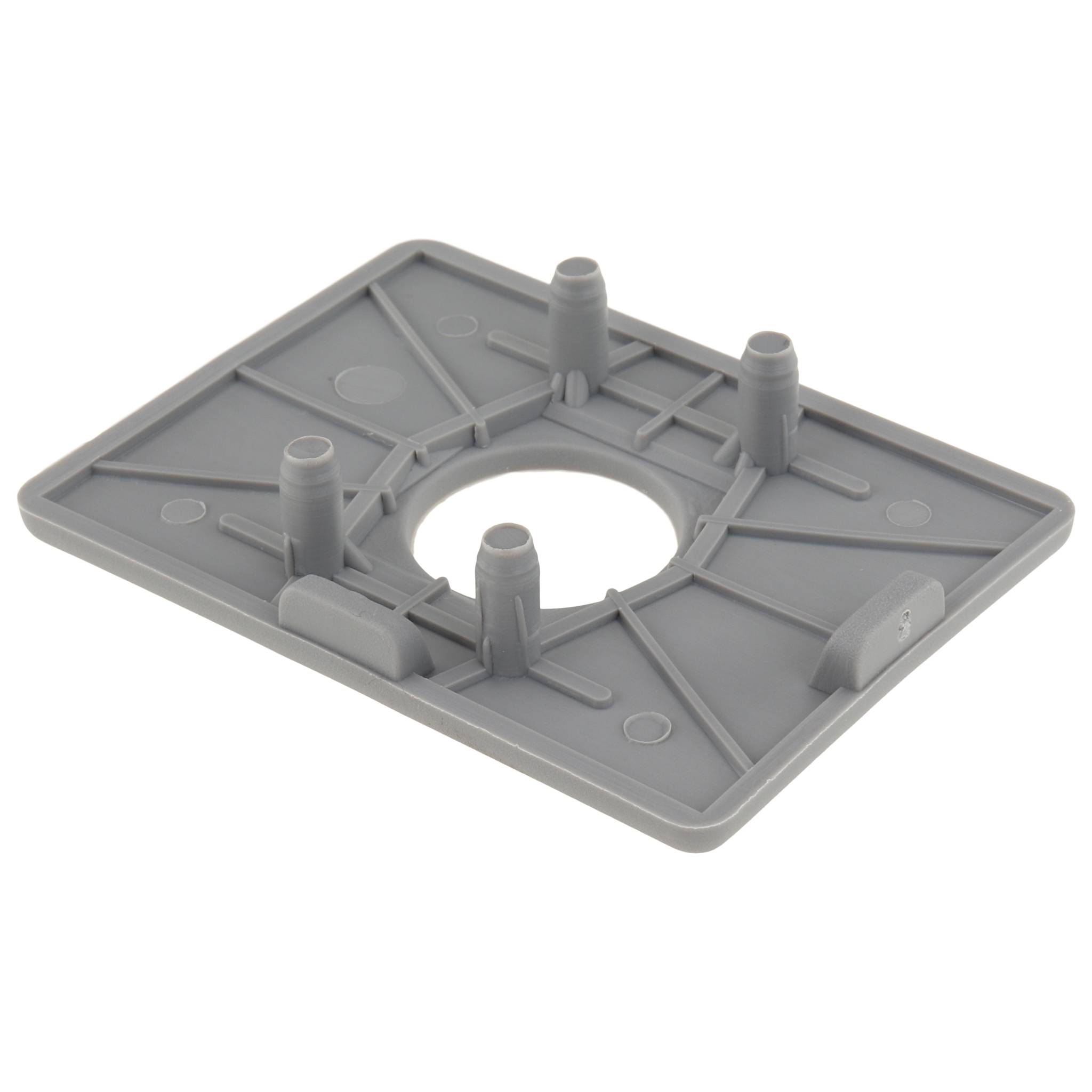 Kappe, Abdeckkappe, 45x60, Kunststoff PA glasfaserverstärkt, grau