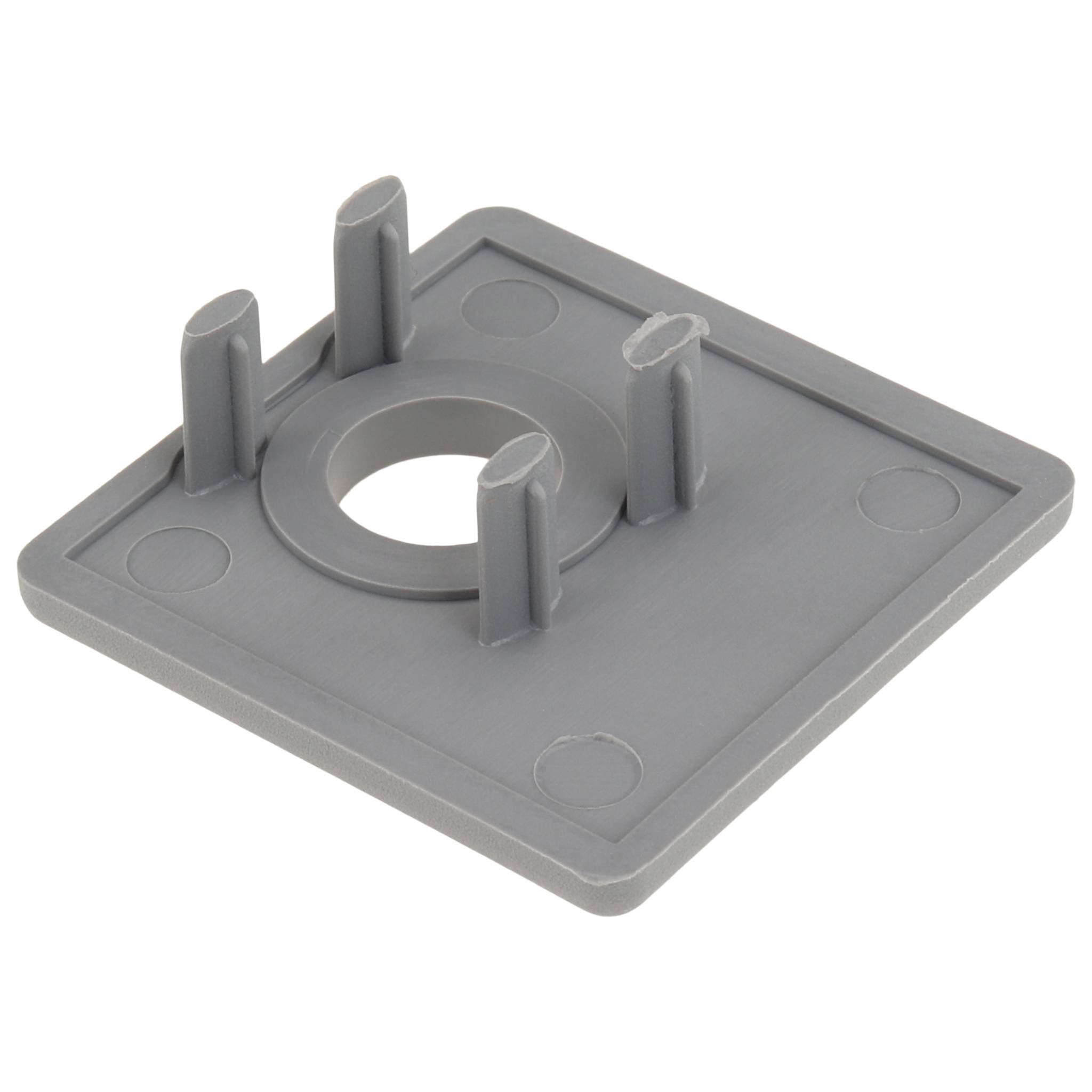 Kappe, Abdeckkappe, 30x30, Kunststoff PA glasfaserverstärkt, grau