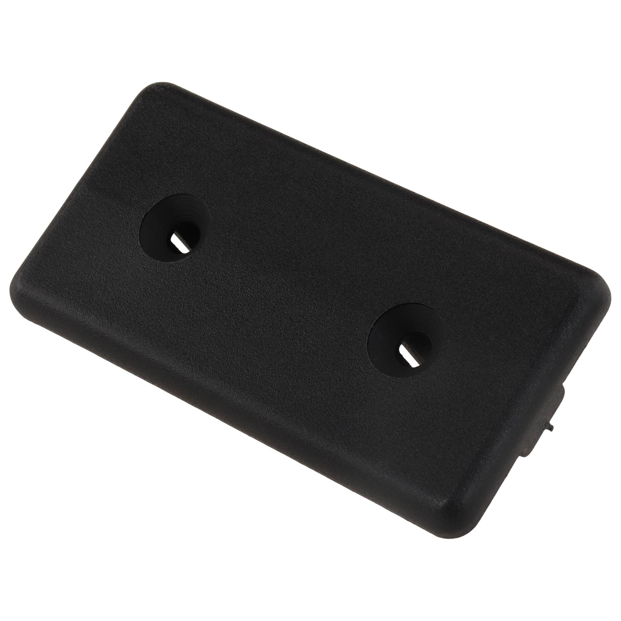 Kappe, Abdeckkappe, 30x60, Kunststoff PA glasfaserverstärkt, schwarz