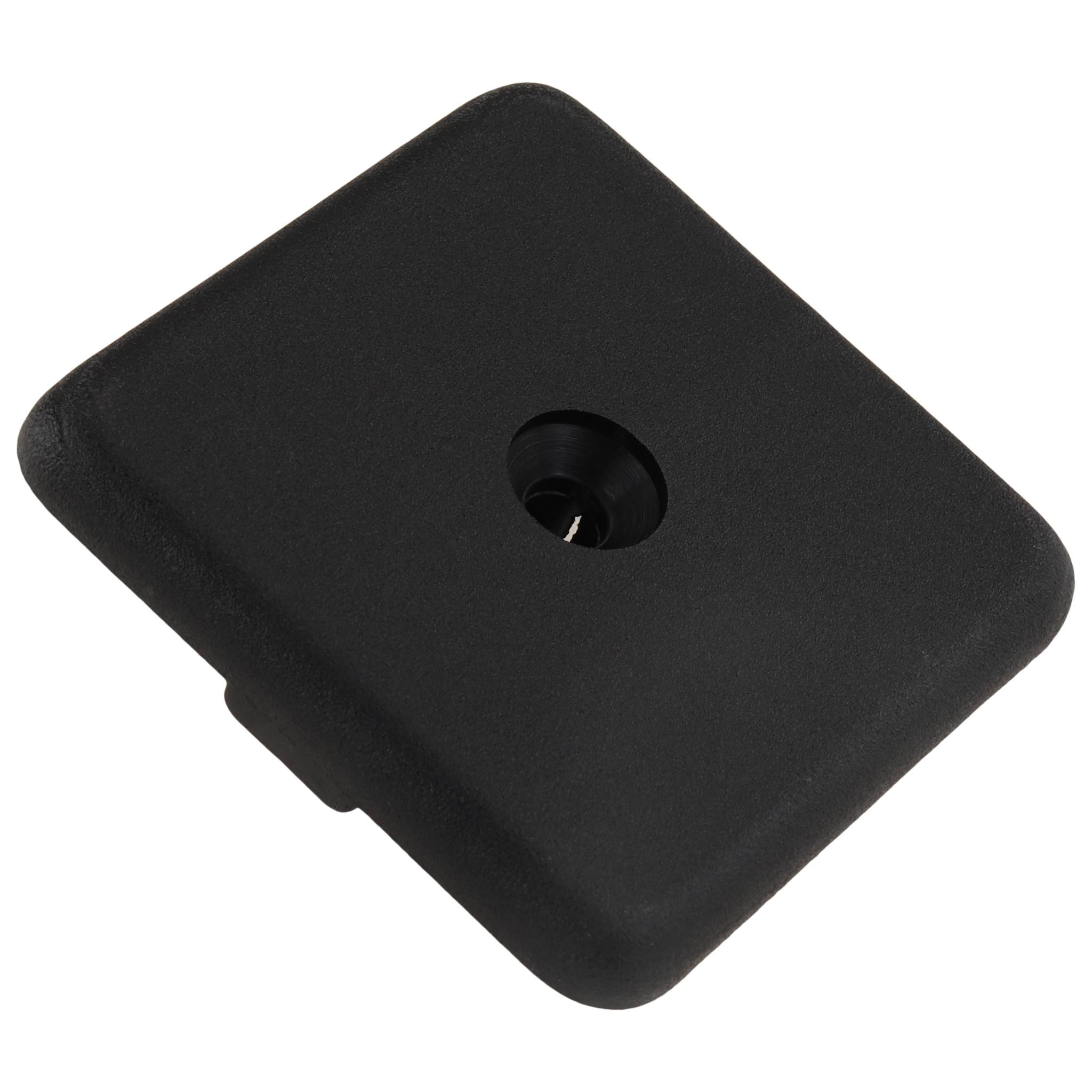 Kappe, Abdeckkappe, 40x40, Kunststoff PA glasfaserverstärkt, schwarz