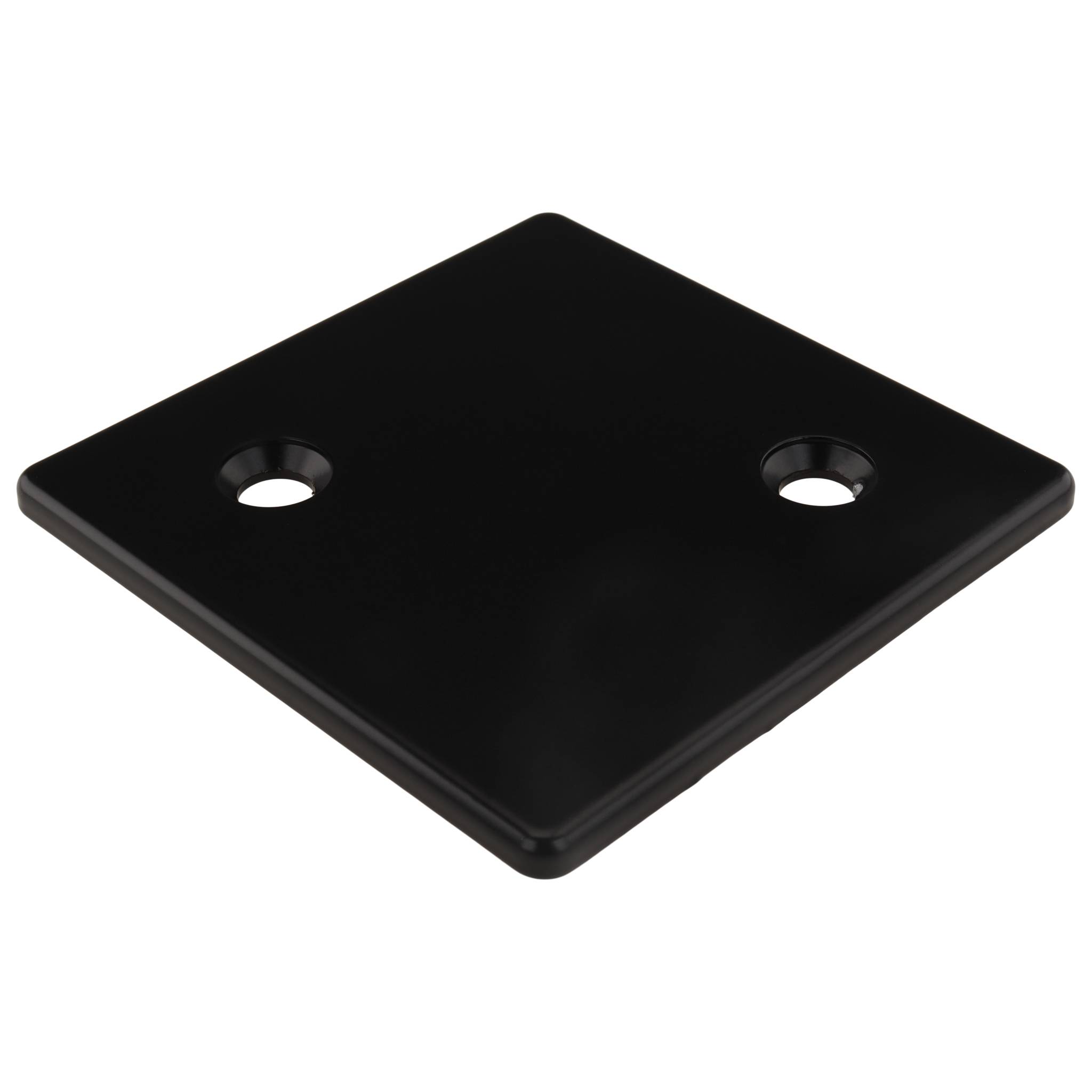 Kappe, Abdeckkappe, 80x80, Zink-Druckguß, pulverbeschichtet, schwarz