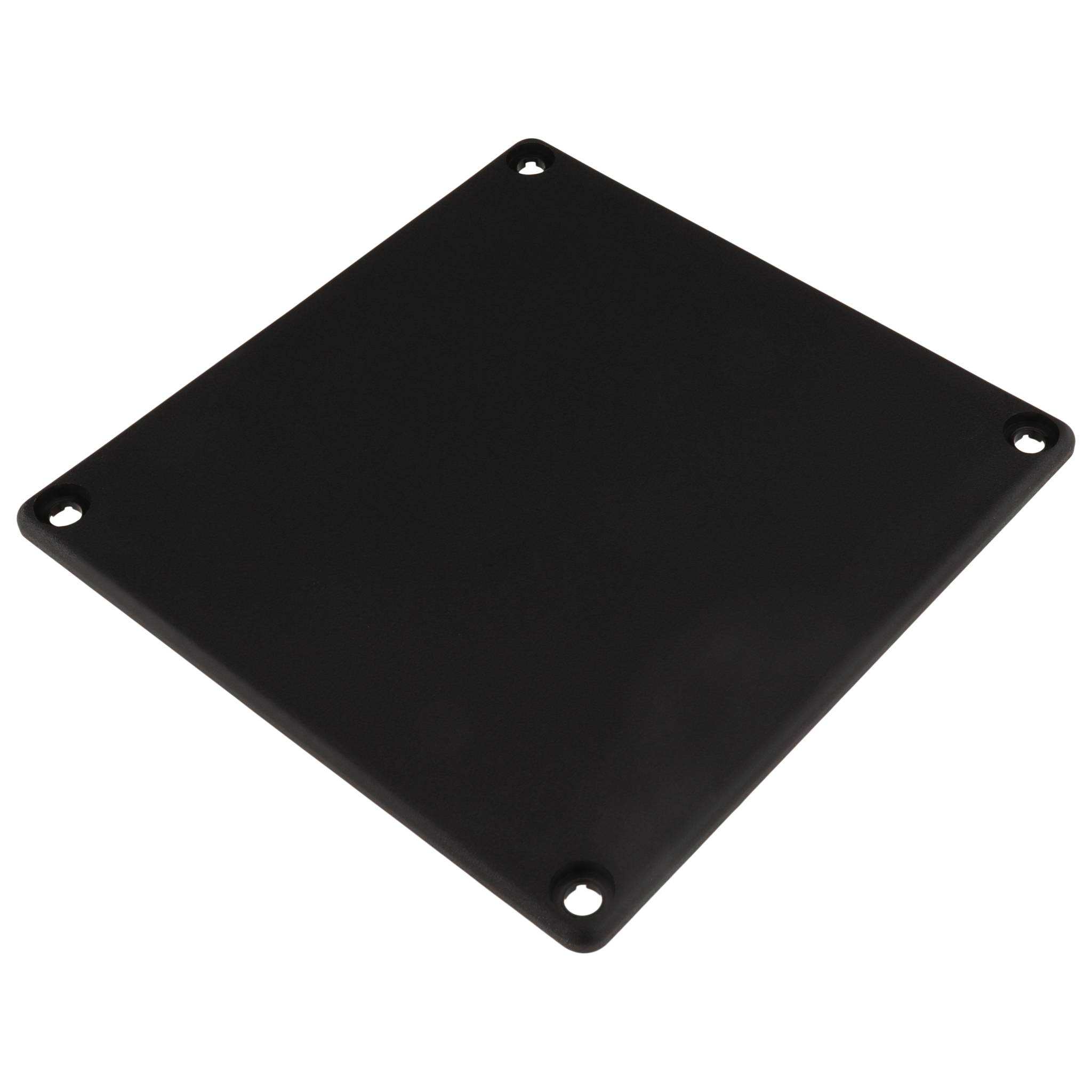 Kappe, Abdeckkappe für Kanalprofil, 120x120, Kunststoff PA glasfaserverstärkt, schwarz