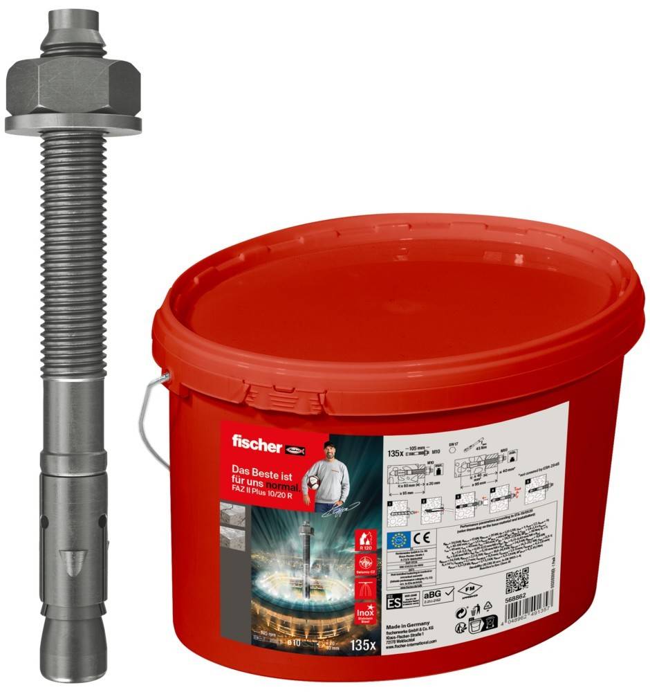 Fischer Deutschl. Bolzenanker FAZIIPl10/20R(VE135)