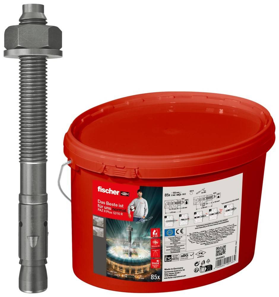 Fischer Deutschl. Bolzenanker FAZIIPl12/10R(VE85)