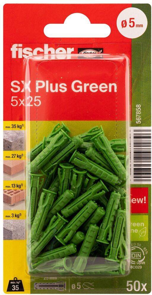 Fischer Deutschl. Dübel SX Plus SXPl.5x25K(VE50)