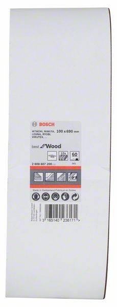 Bosch Power Tools PRO X440 Schleifband, 100 2608607200 (VE10)