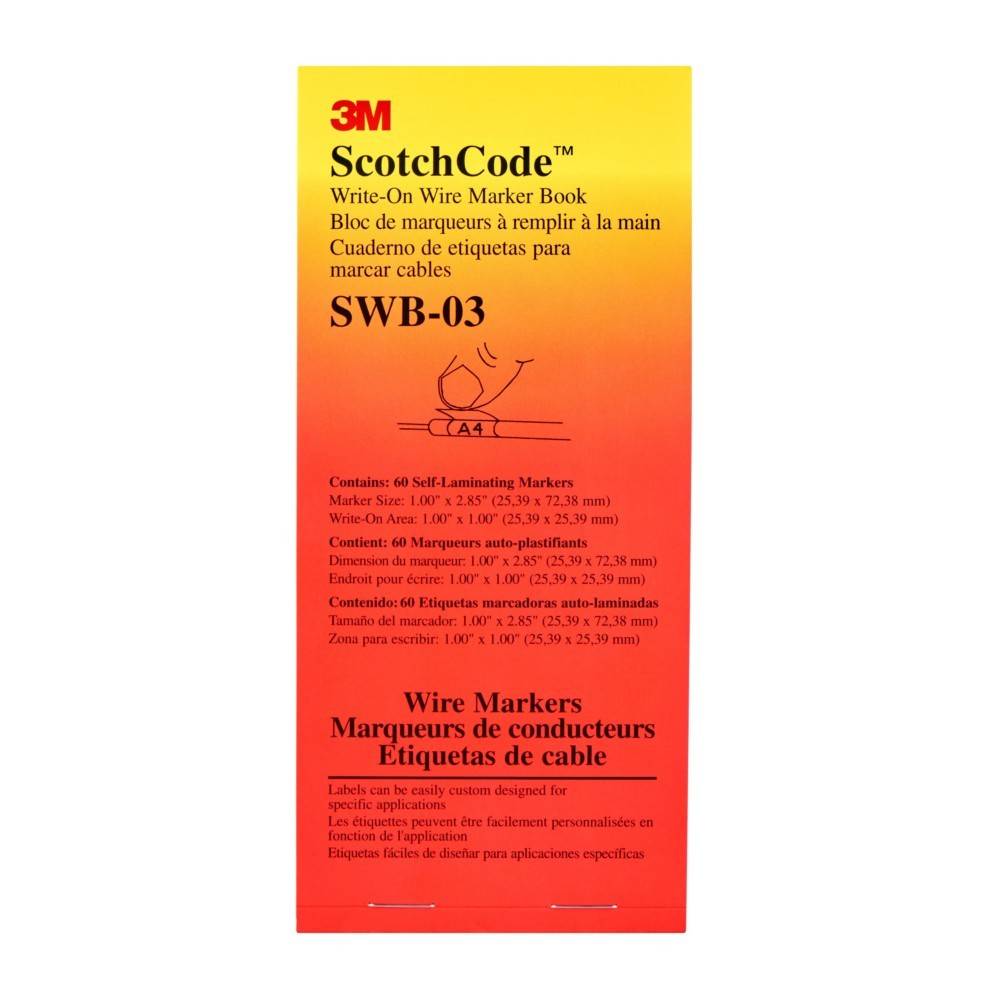 3M Deutschland Kabelmarkierer Bücher SWB-3 (VE5)