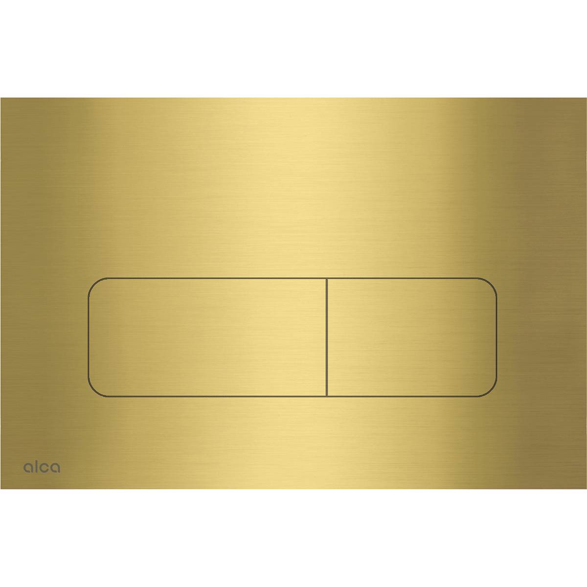 Alcadrain WC - Betätigungsplatte MOON-BRASS Messing Edelstahl