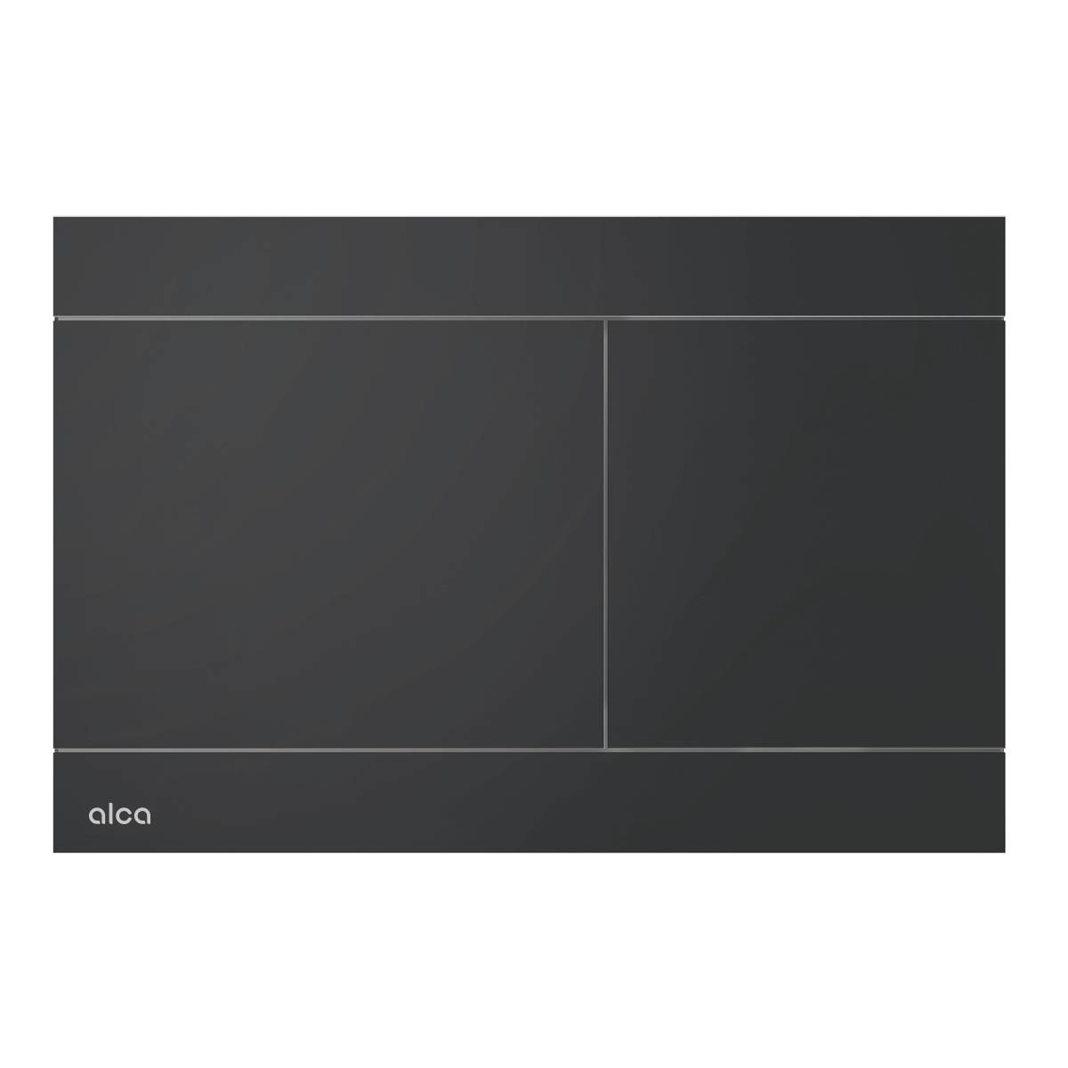 Alcadrain WC - plaque de commande FUN-BLACK noir mat acier inoxydable