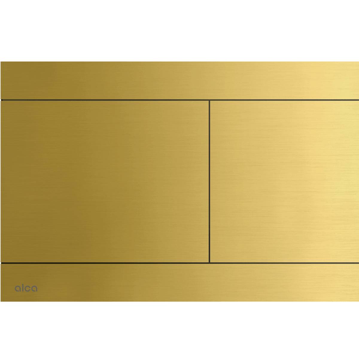 Alcadrain WC - Plaque de commande FUN-BRASS en laiton inoxydable