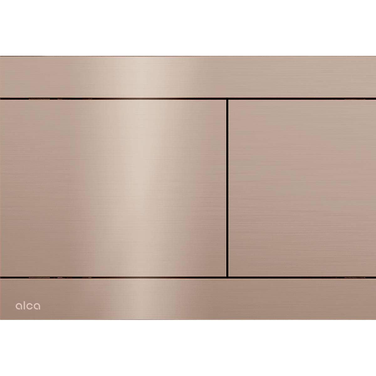 Alcadrain WC - Betätigungsplatte FUN-RG-P Rotgold Glanz Edelstahl