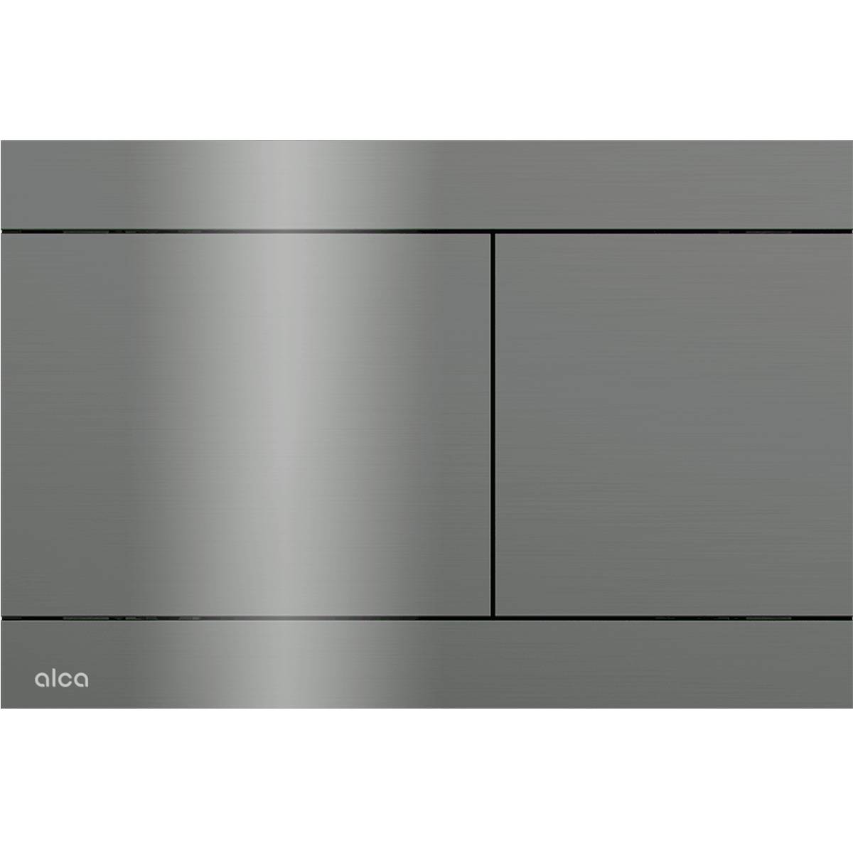 Alcadrain WC - Betätigungsplatte FUN-GM-P Gun Metal Glanz Edelstahl