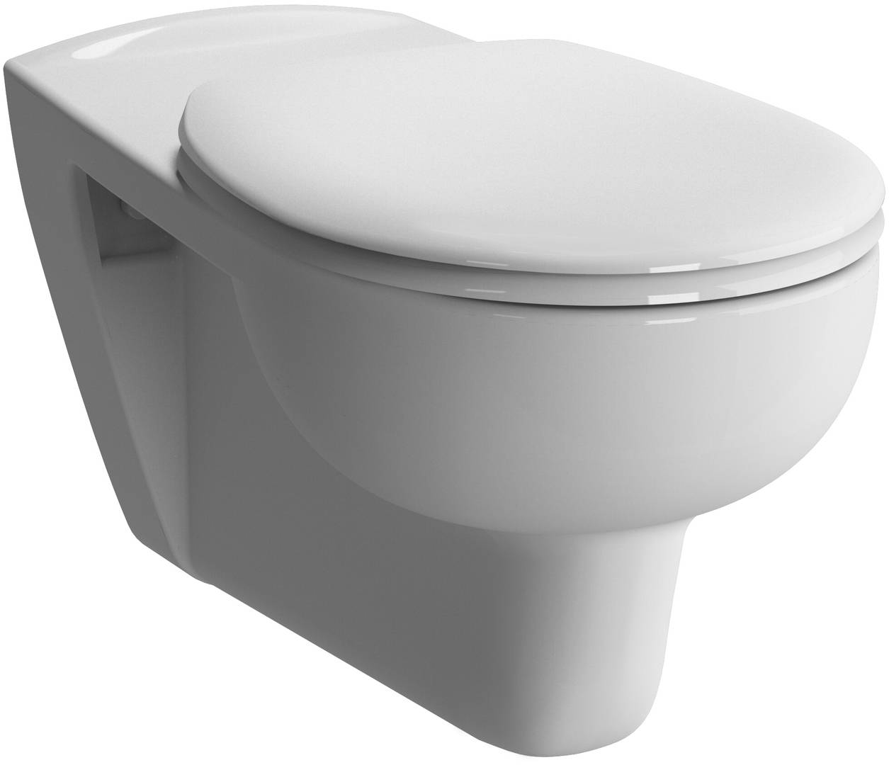 Vitra Bad C100 Wand-Tiefspül-WC spülrandlos 700mm Ausladung weiß
