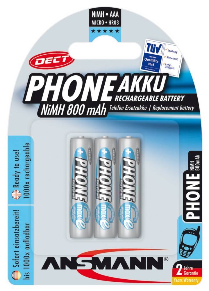 Hückmann Akku 1,2V Micro AAA 110498(VE 3)