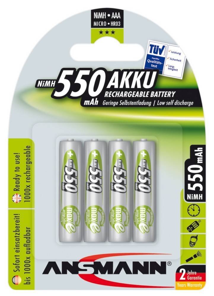 Hückmann Akku 1,2V Micro AAA 119540(VE 4)