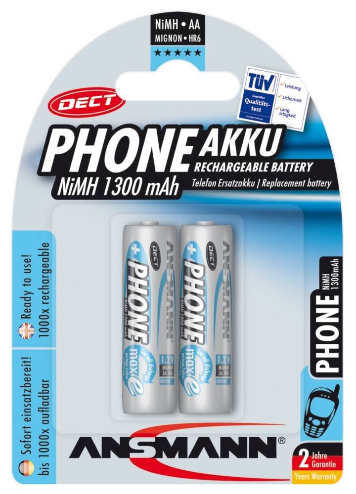 Hückmann Akku 1,2V Mignon AA 123731(VE 2)