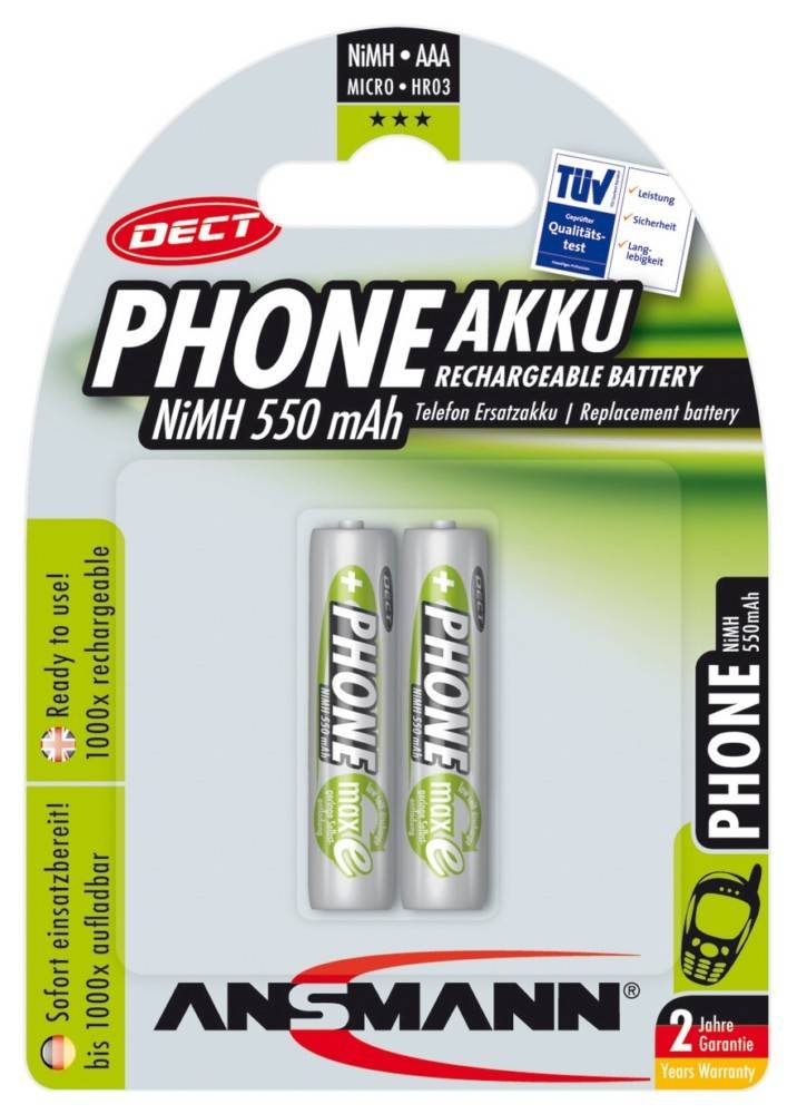 Hückmann Akku 1,2V Micro AAA 132943(VE 2)