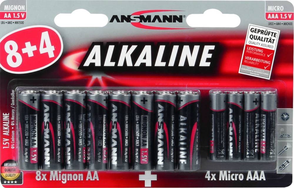 Hückmann Batterie 4x 1,5V Micro AAA 148051(VE 12)