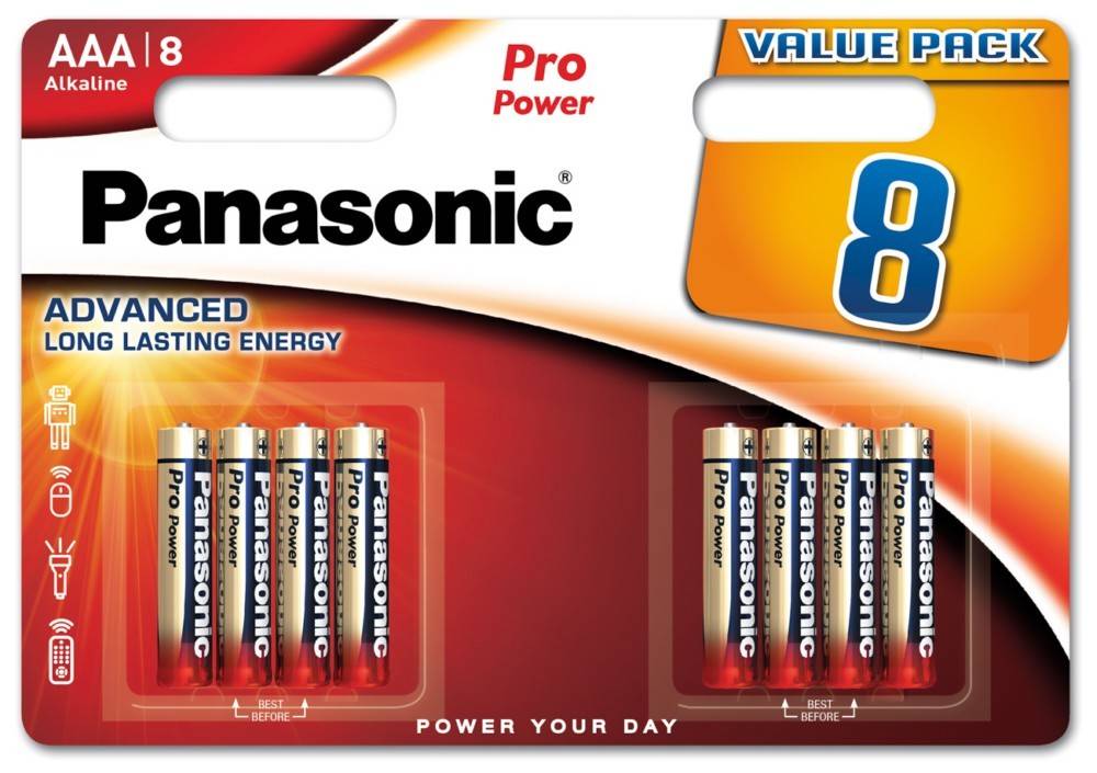 Hückmann Batterie 1,5V Micro AAA LR03PPG/8BW(VE 8)