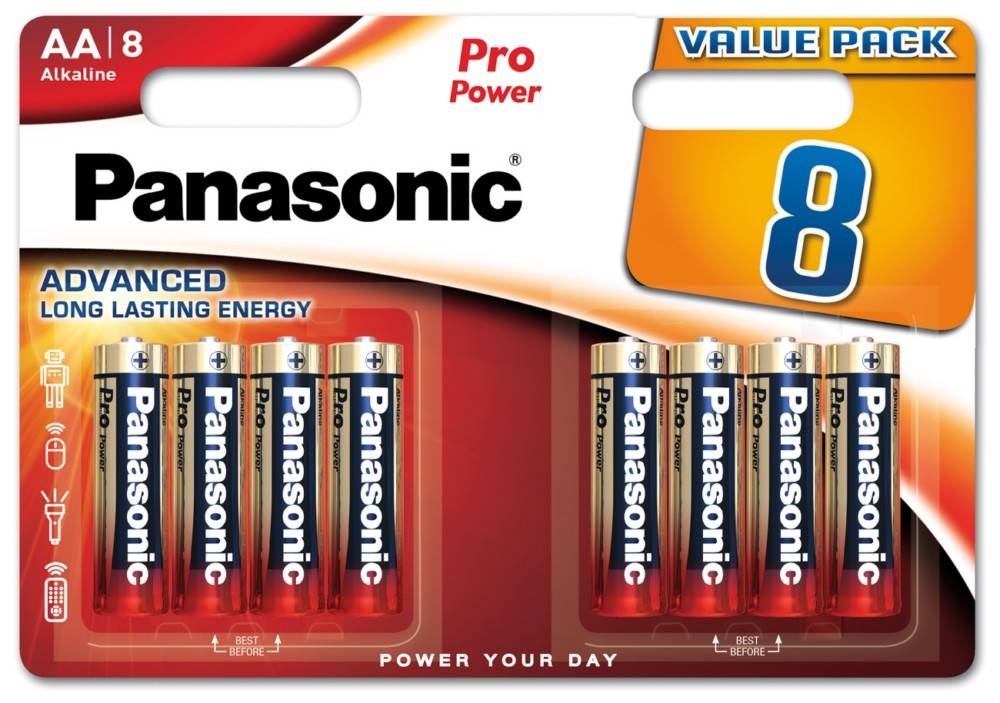 Hückmann Batterie 1,5V Mignon AA LR6PPG/8BW(VE 8)