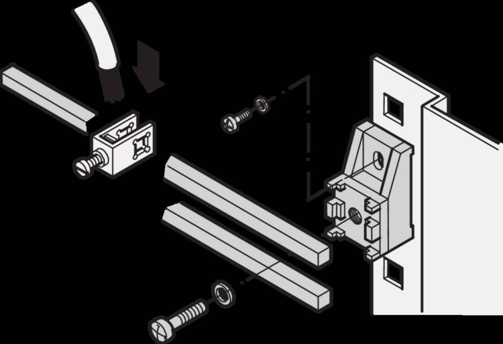 Schroff Verteilerklemme 20118366 (VE20)