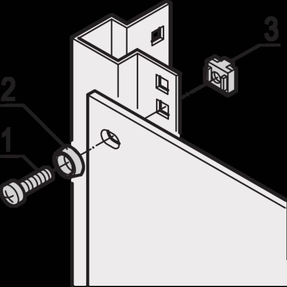 Schroff Montagematerial-Set 21101810 (VE100)