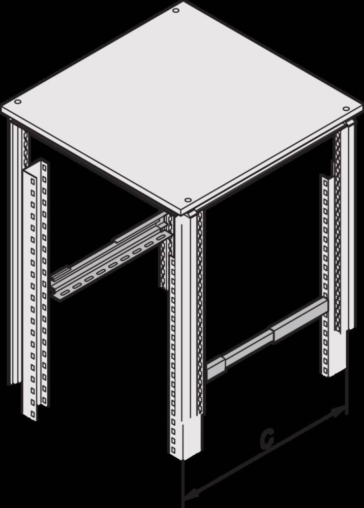 Schroff Gleitschiene 28127001 (VE2)
