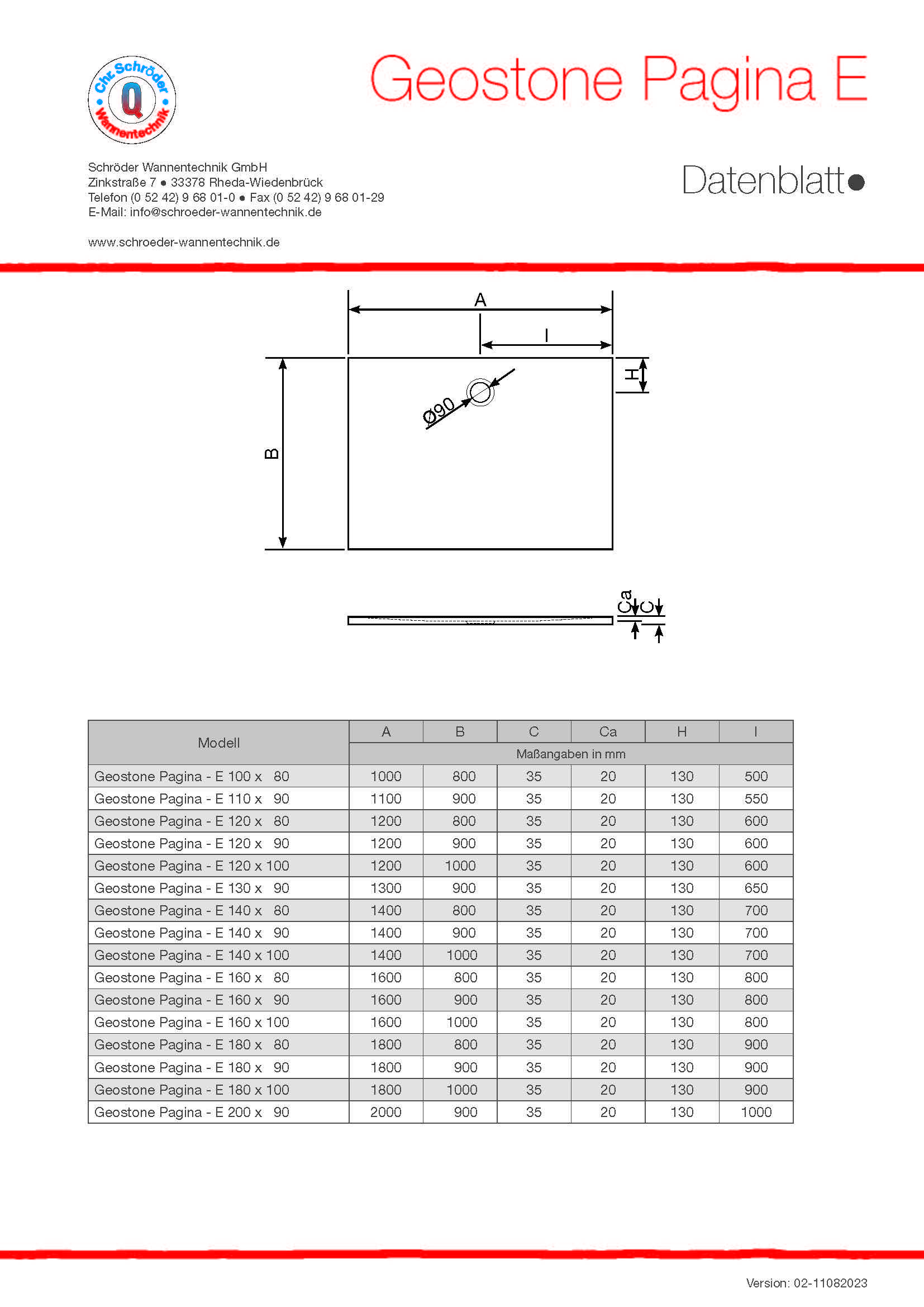 Schröder Geostone Abdeckung weiß