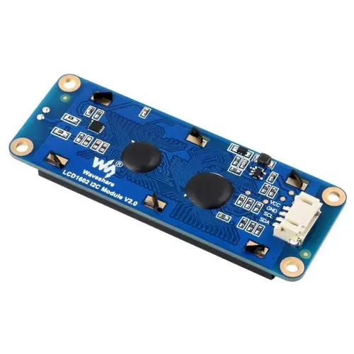 Waveshare LCD1602 I2C Display Modul, 16x2 Zeichen-LCD, AiP31068 Treiber, 3,3-5V - Farbe: Grau Waveshare LCD1602 I2C Display Modul, 16x2 Zeichen-LCD, AiP31068 Treiber, 3,3-5V - Farbe: Grau