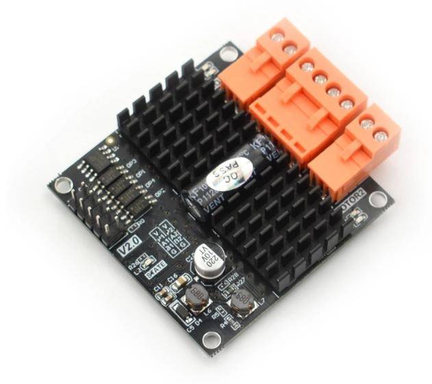 DFRobot Dual-Channel DC Motor Driver-12A, PWM, 6,5-37V, 12A kontinuierlich, 70A Spitzenstrom