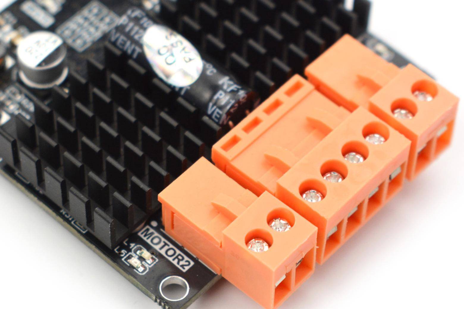 DFRobot Dual-Channel DC Motor Driver-12A, PWM, 6,5-37V, 12A kontinuierlich, 70A Spitzenstrom