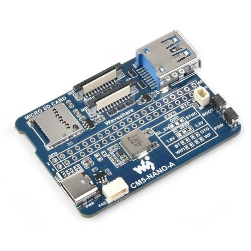 Waveshare Nano Base Board A, für Raspberry Pi CM5, USB 3.2 Gen1, MIPI, GPIO 40-Pin, 5V Waveshare Nano Base Board A, für Raspberry Pi CM5, USB 3.2 Gen1, MIPI, GPIO 40-Pin, 5V