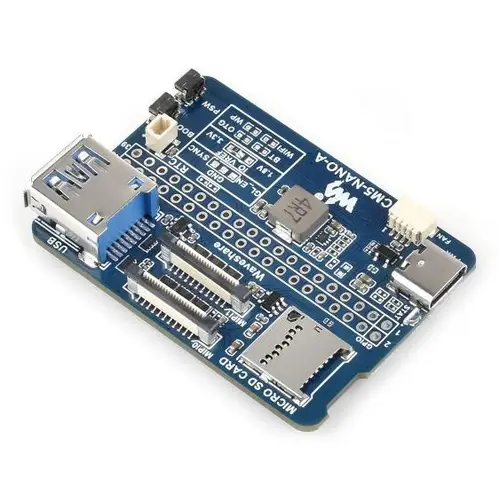 Waveshare Nano Base Board A, für Raspberry Pi CM5, USB 3.2 Gen1, MIPI, GPIO 40-Pin, 5V Waveshare Nano Base Board A, für Raspberry Pi CM5, USB 3.2 Gen1, MIPI, GPIO 40-Pin, 5V