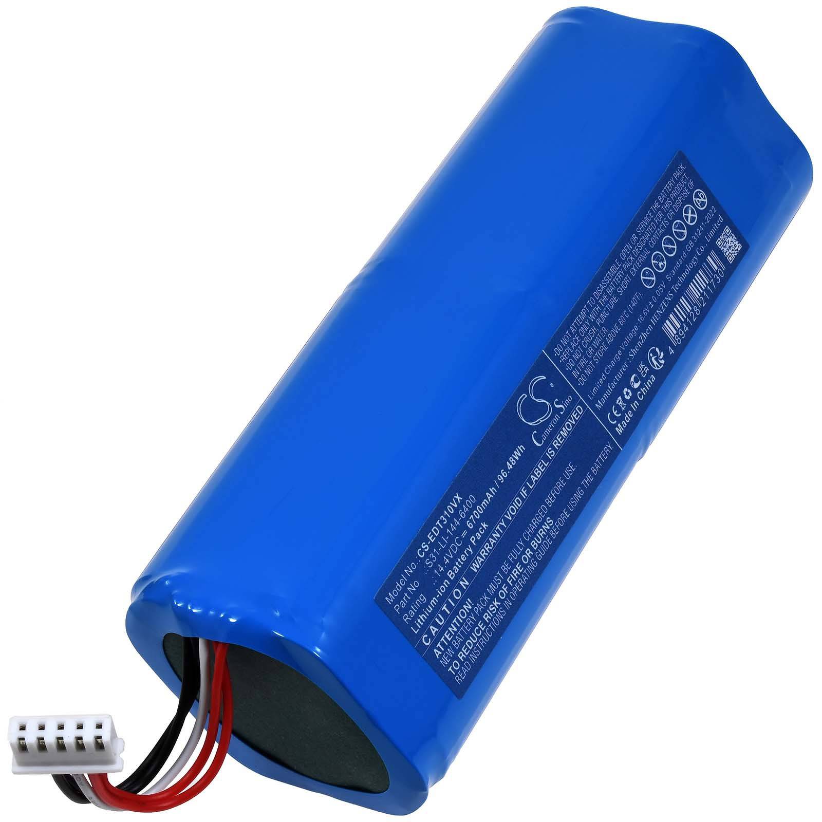 Powery Akku für Ecovacs DSX39 Saugroboter, 14,4V, Li-Ion