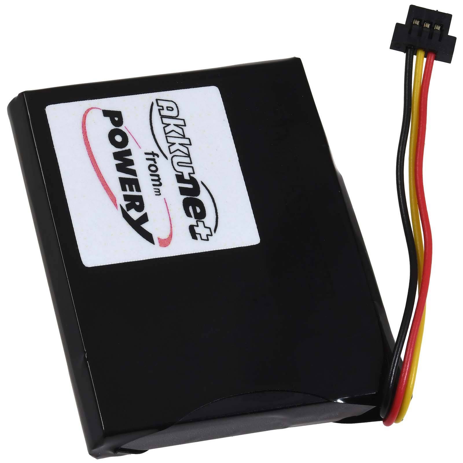 Powery Akku für TomTom 4AL51 Navigationsgerät, 3,7V, Li-Ion