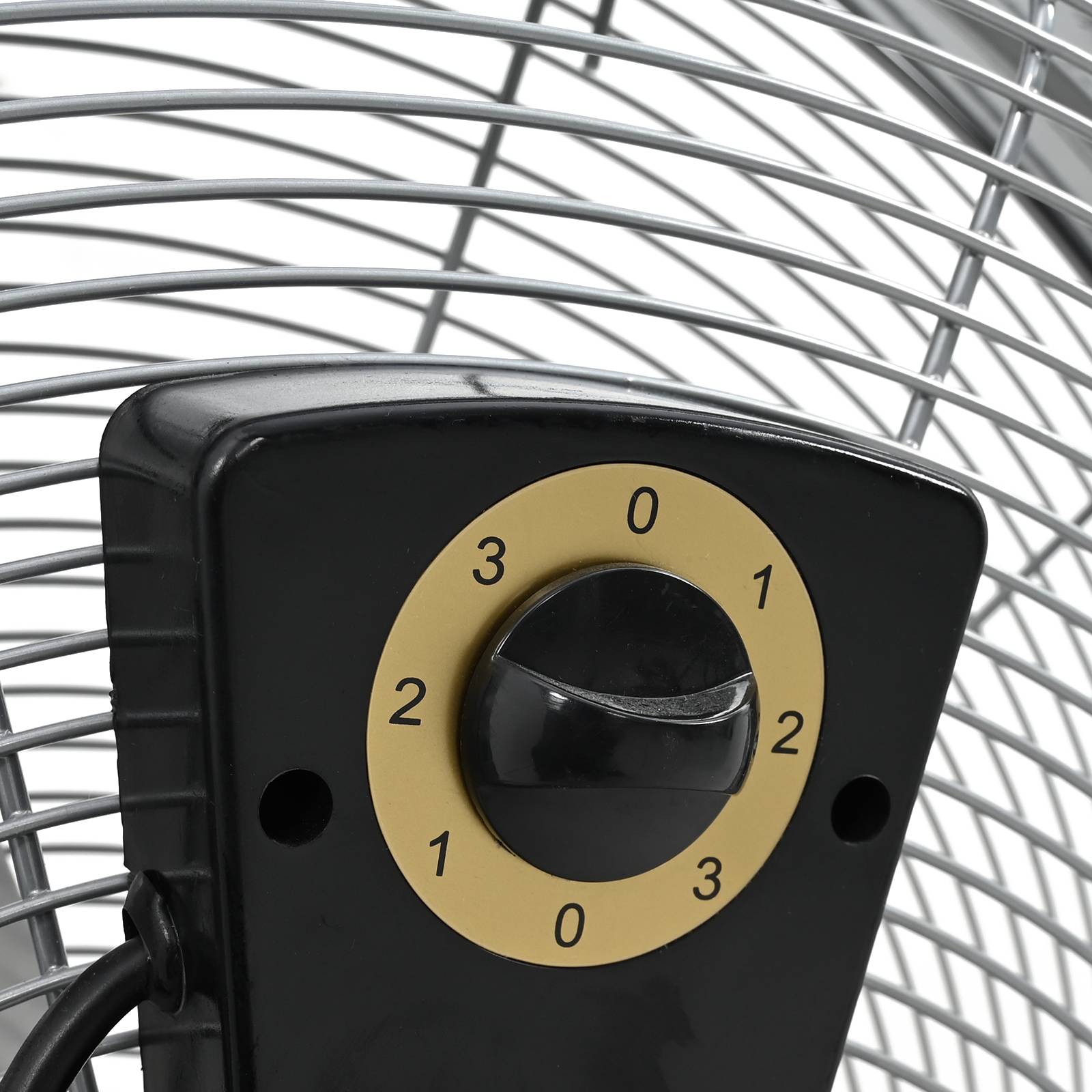 vidaXL Trommelventilator mit Rollen 3 Gänge Silbern Φ64 cm