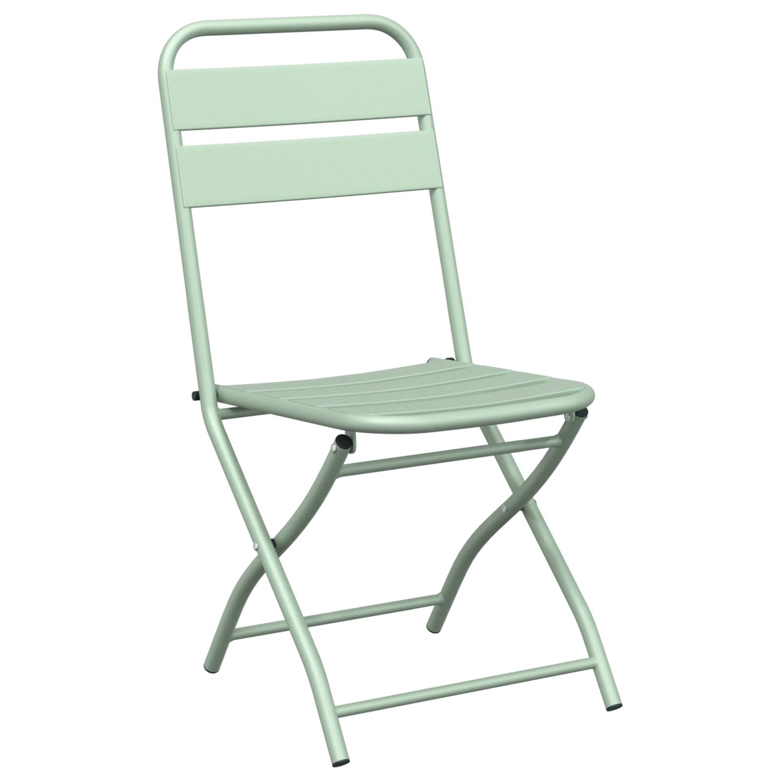 vidaXL 3-tlg. Bistro-Set Klappbar Minzgrün Stahl
