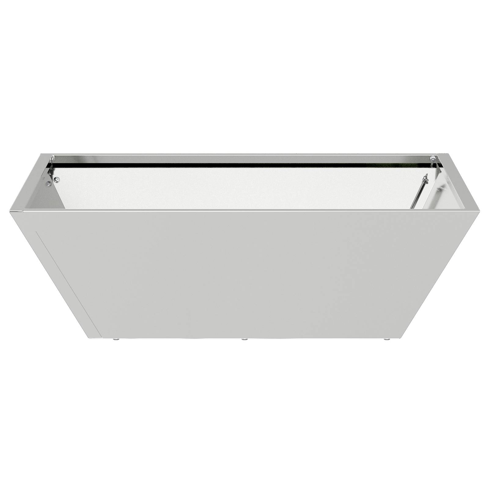 vidaXL Metallpflanzkübel Galvanisierter Stahl 50 x 50 x 15 cm Rechteckig