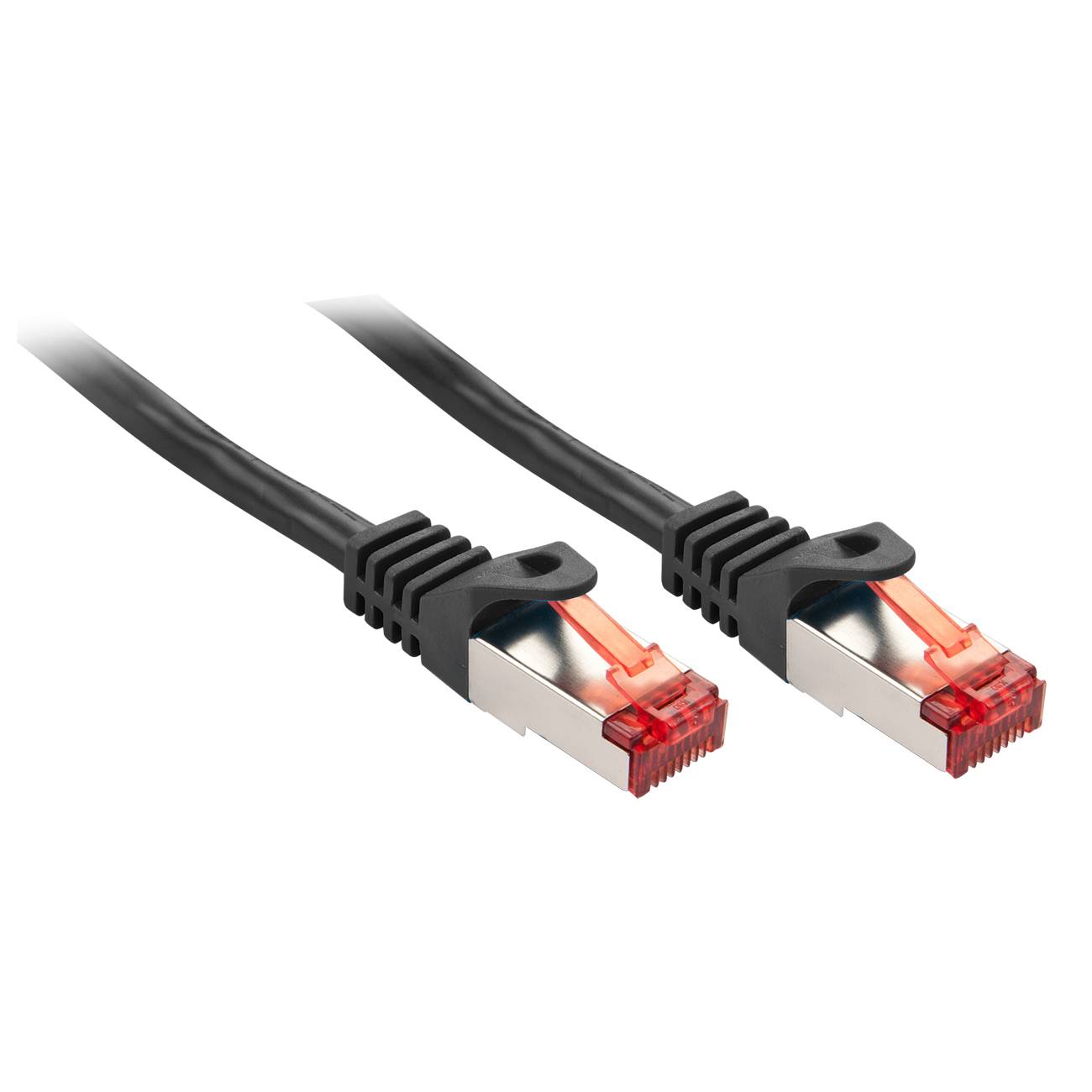 LINDY Patchkabel Cat6 S/FTP Basic schwarz 0.30m Kabel RJ45 Cat.6