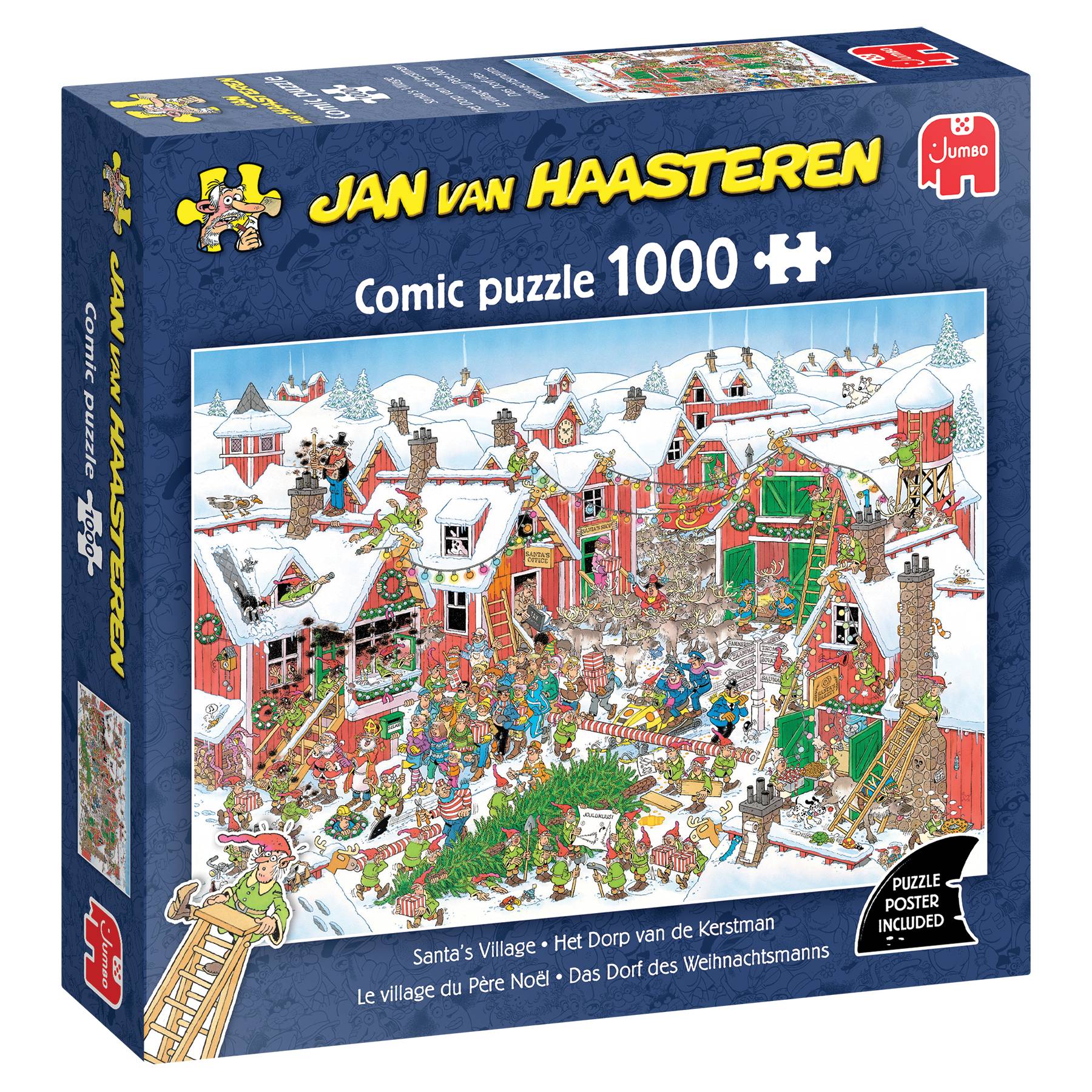 Jan van Haasteren, Das Dorf des Weihnachtsmanns, 1000 Teile Puzzle