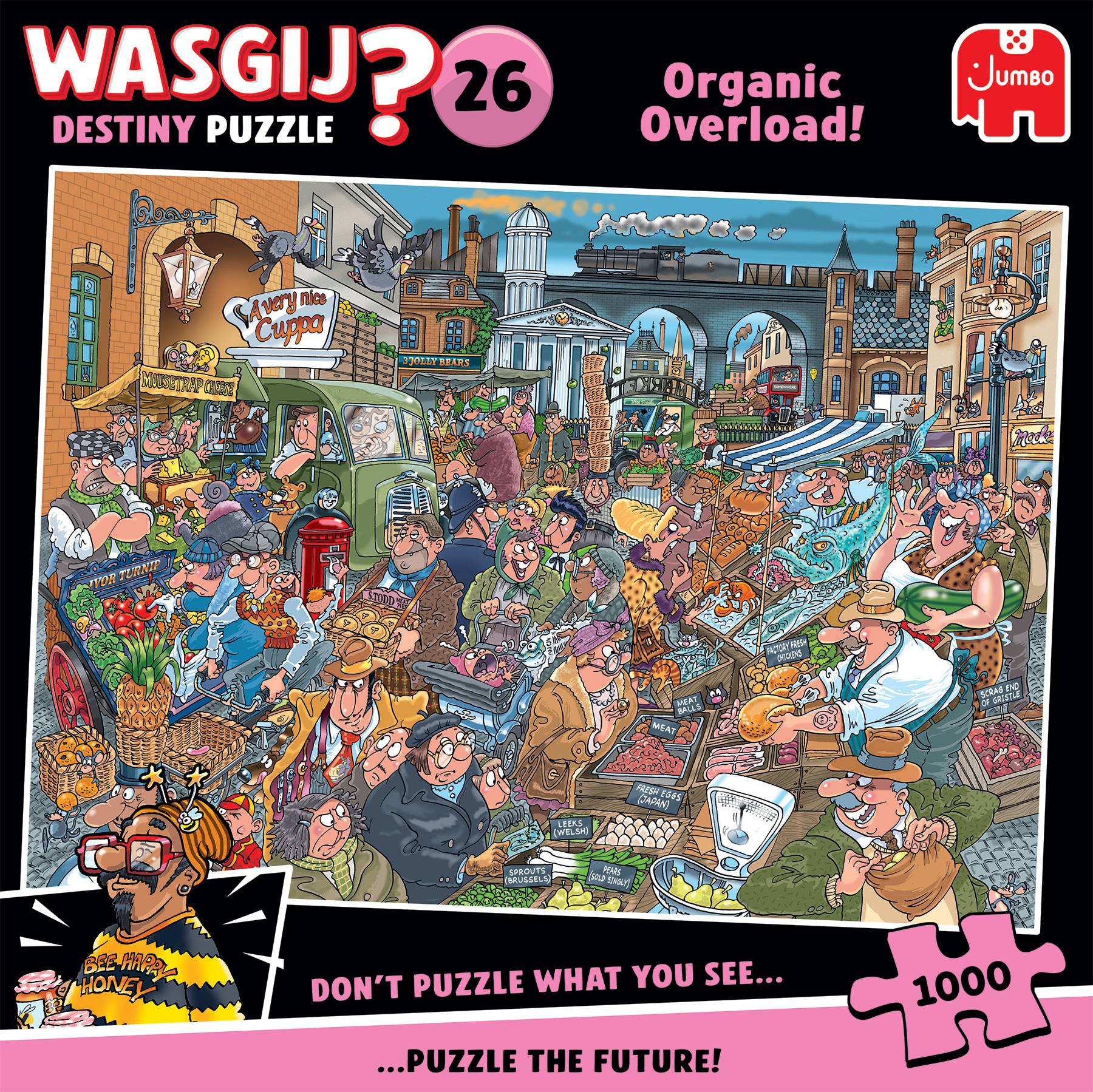 Wasgij Destiny 26, Zum Bersten voll mit Bio, 1000 Teile Puzzle