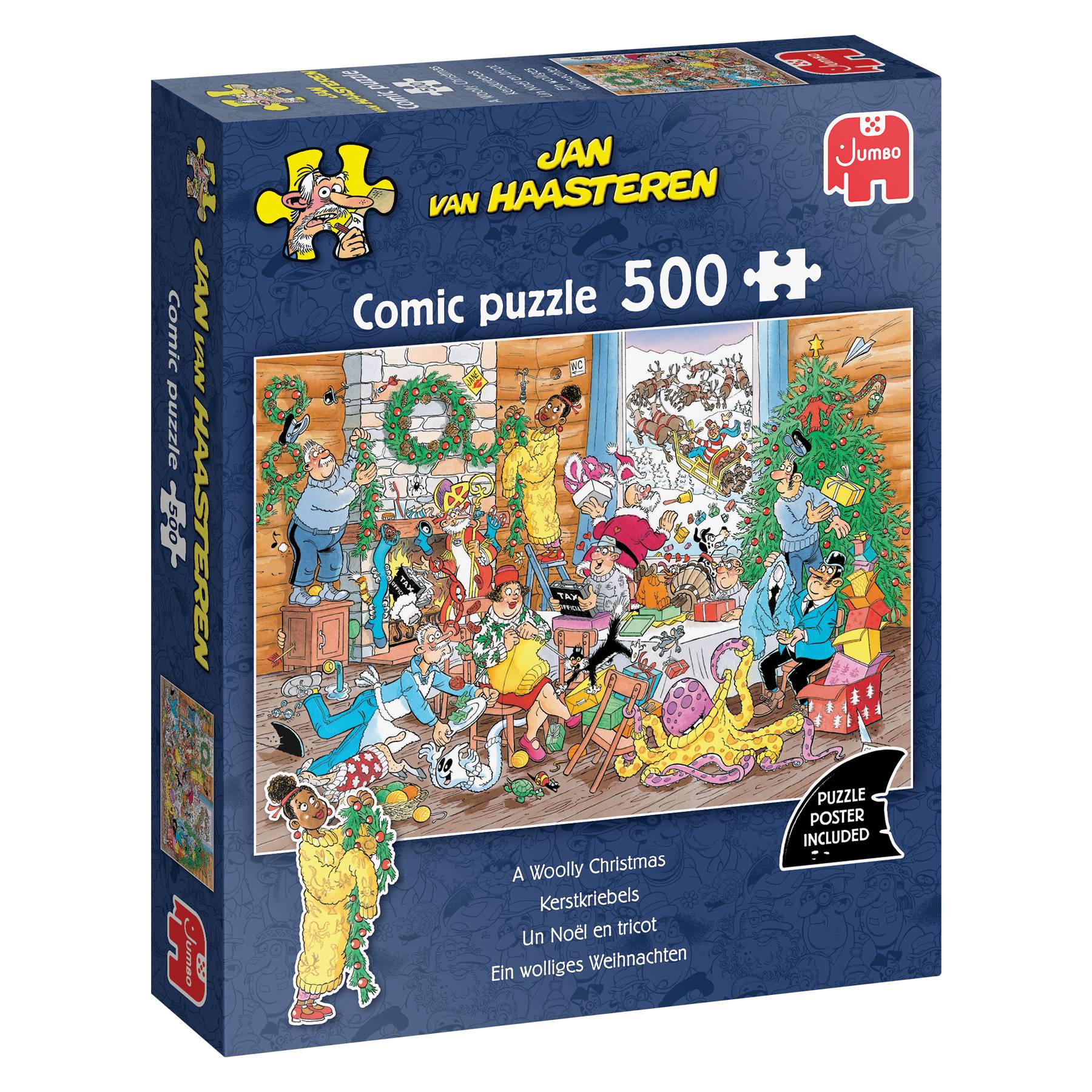 Jan van Haasteren, Ein wolliges Weihnachten, 500 Teile Puzzle