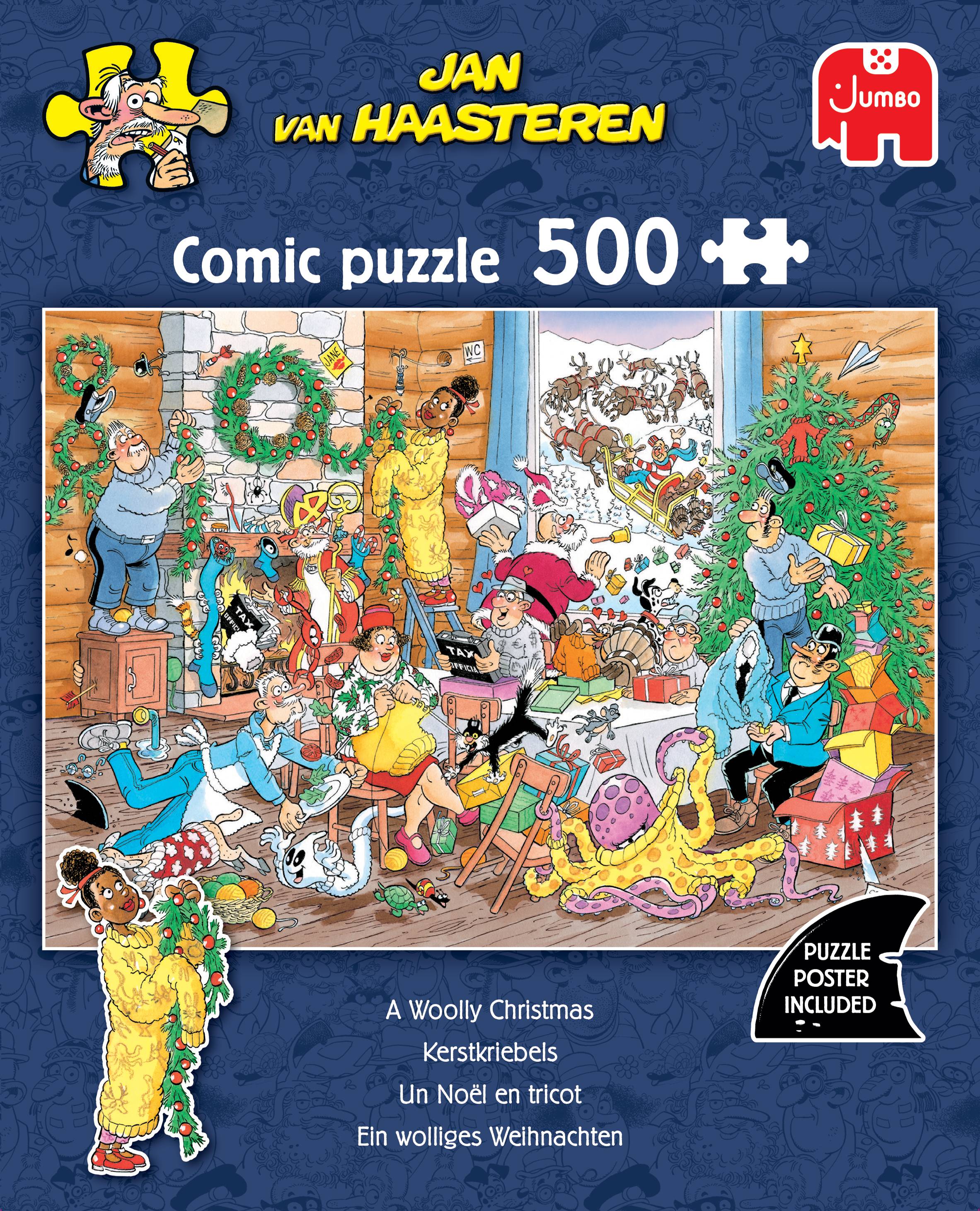 Jan van Haasteren, Ein wolliges Weihnachten, 500 Teile Puzzle