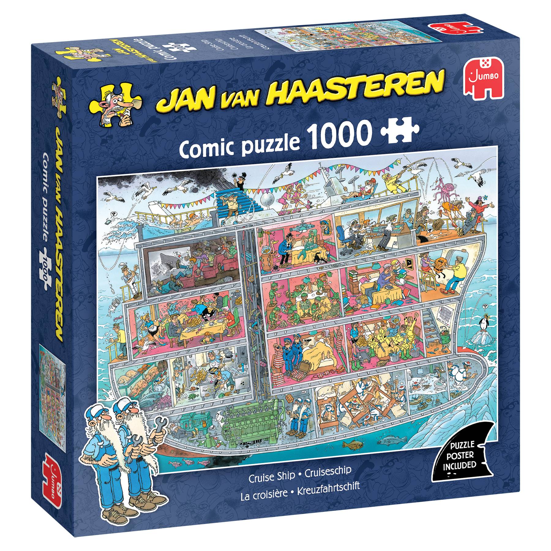 Jan van Haasteren, Kreuzfahrtschiff, 1000 Teile Puzzle
