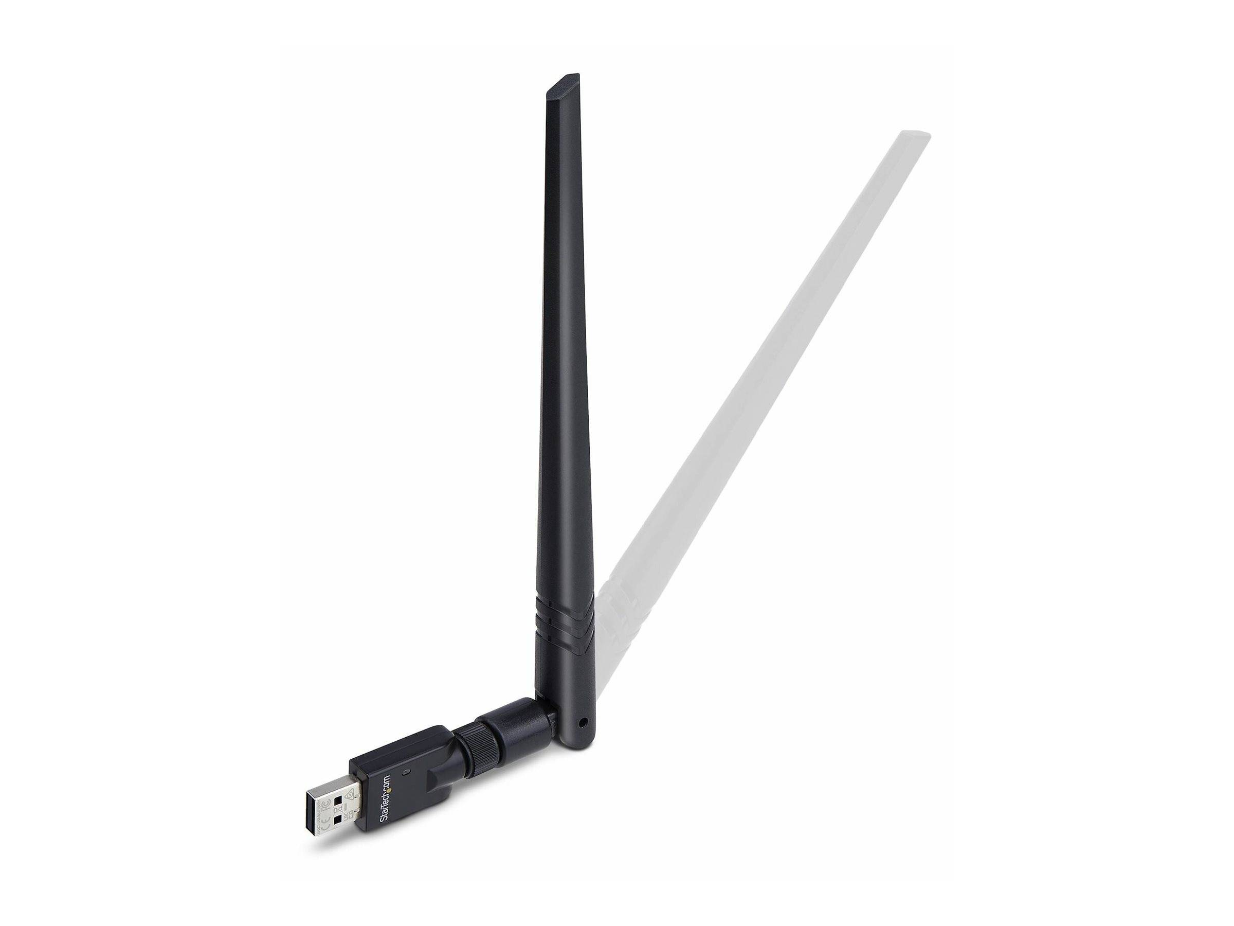STARTECH.COM USB Bluetooth 5.3 Adapter Klasse 1 USB Bluetooth Dongle-Stick für PC/Laptop für Tastatur/Maus Windows/Linux