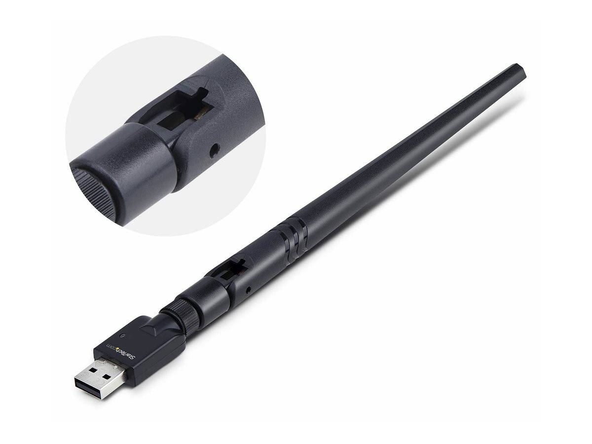 STARTECH.COM USB Bluetooth 5.3 Adapter Klasse 1 USB Bluetooth Dongle-Stick für PC/Laptop für Tastatur/Maus Windows/Linux