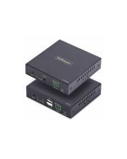 StarTech.com HDMI KVM Extender Over IP Network 4K 60Hz Driverless Transmitter and receiver Kit Video/Audio/USB-Verlängerungskabel