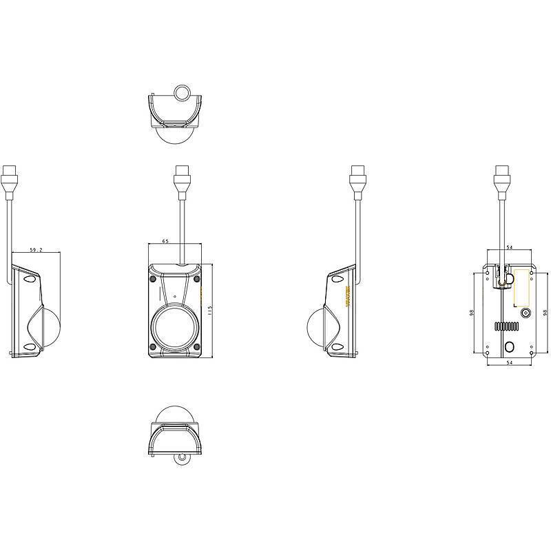 VIVOTEK CC9390-HV IP-Kamera 4K T/N PoE IP66, 4K Ultra HDDome Kamera, Panorama Kamera | Blickwinkel:180° (Objektiv-Brenn