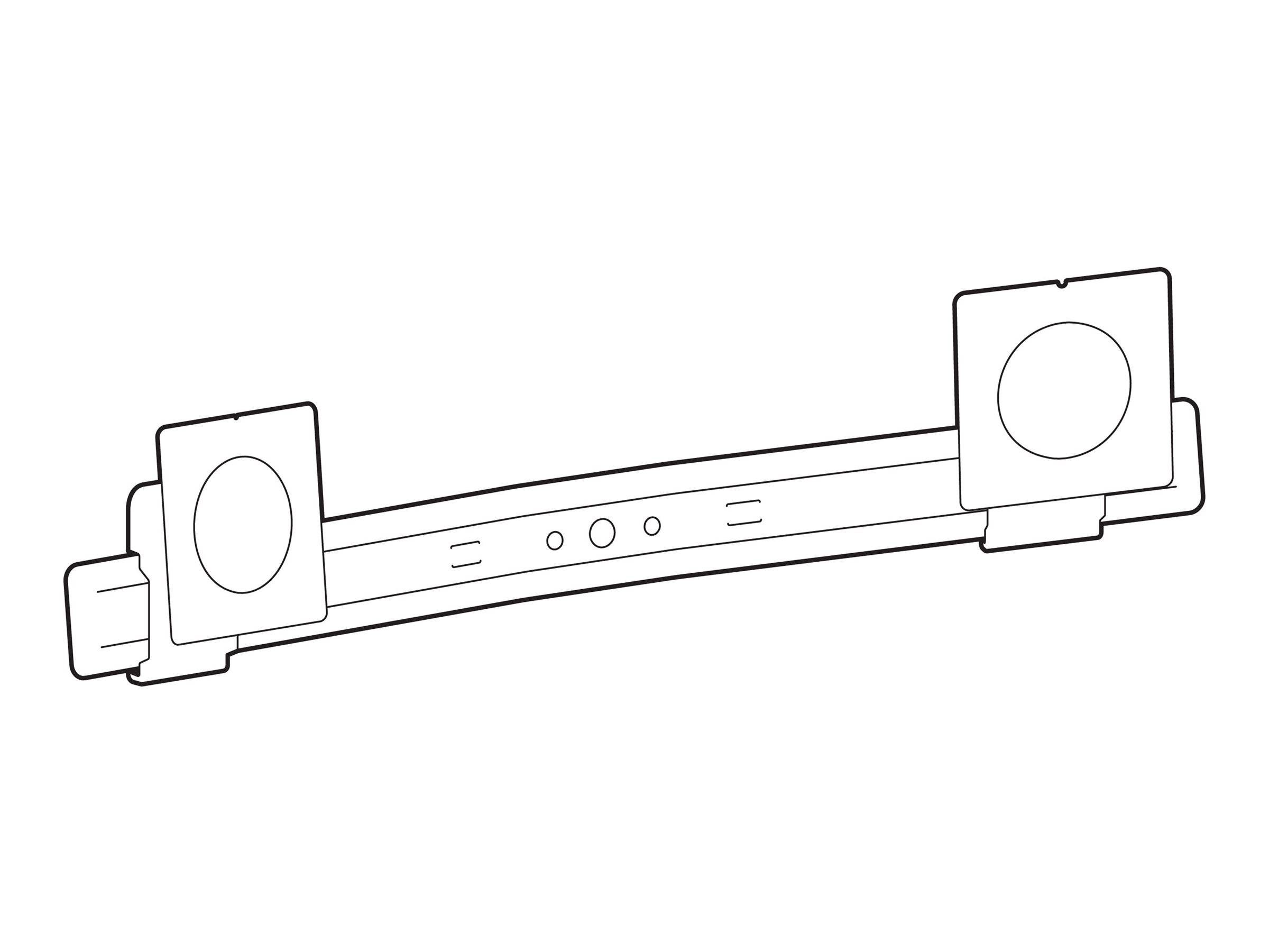Ergotron LX Pro - Befestigungskit (Bogen, 2 Drehgelenke) - für Flachbildschirm - Dual Direct, Umrüstkit - Schwarz - B